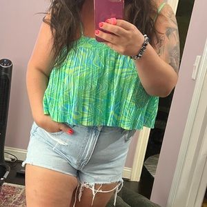 BP 70’s Inspired Crop Top (1X)